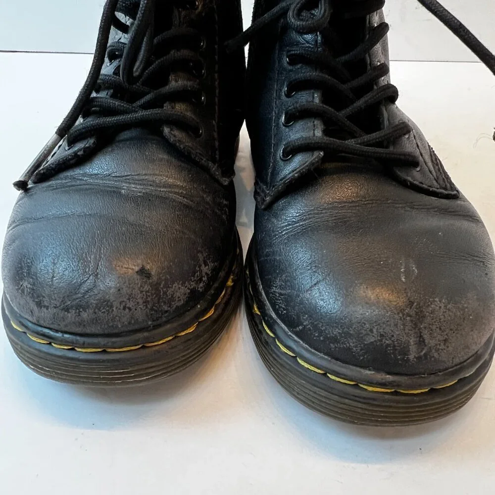 Dr Marten's‎ Kids Toddler US Size 10 Black Leather Boots 1460T AirWair Unisex